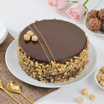 Chocolate Hazelnut Crunch Cake