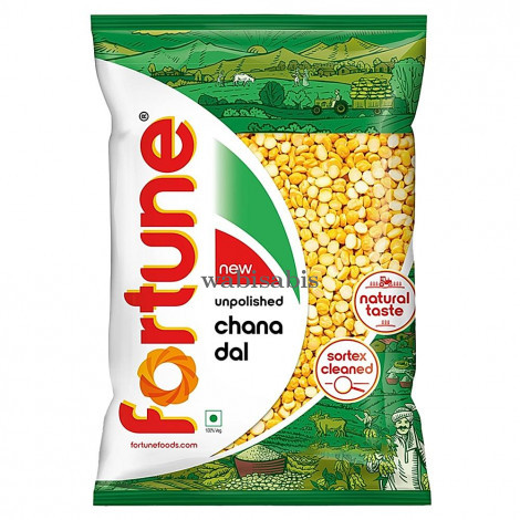 Fortune Unpolished Chana Dal: 1 kg